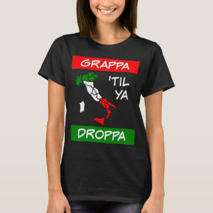 T-shirt Grappa Til Ya Droppa Tricolore Italie Drapeau