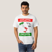 T-shirt Grappa Til Ya Droppa Tricolore Italie Drapeau (Devant entier)