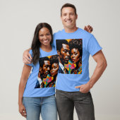 T-shirt Gras Afrocentré Power Couple Tee (Unisexe)