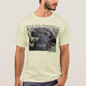 T-shirt Gras et dangereux - buffle (Devant)