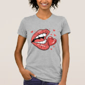 T-shirt Gras lèvres d'amour (Devant)