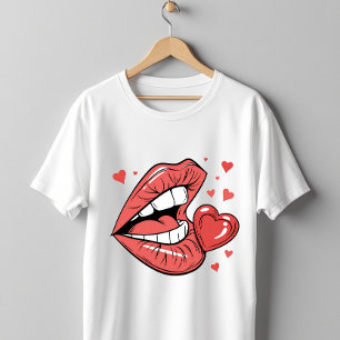 T-shirt Gras lèvres d'amour