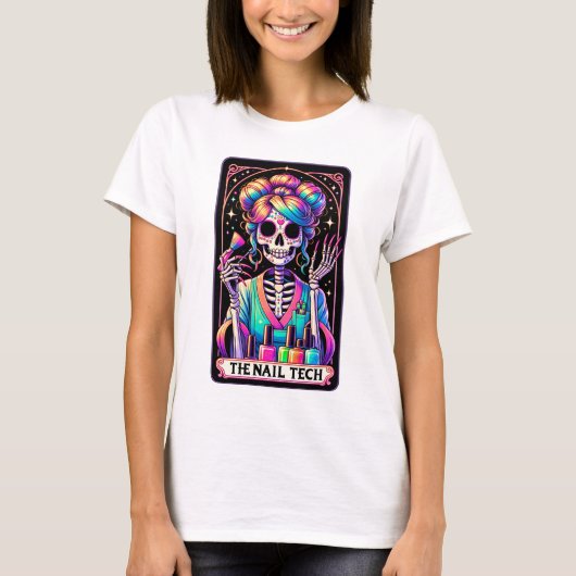 T-shirt Gras Nail Tech Tarot promotionnel (Devant)