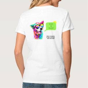 T-shirt Gras Rainbow Dog Walker Pet Sitter
