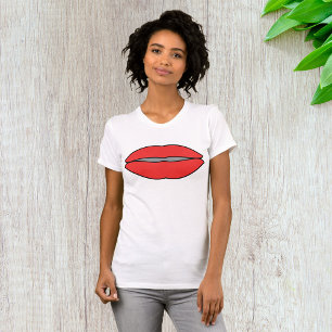 T-shirt Gras rouge lèvres Pop Art