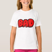 T-shirt Gras rouge mauvais style de graffiti (Devant)