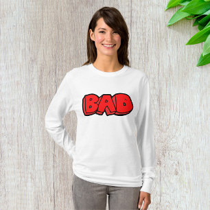 T-shirt Gras rouge mauvais style de graffiti