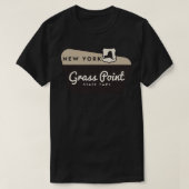 T-shirt Grass Point State Park New York Affiche de bienven (Design devant)