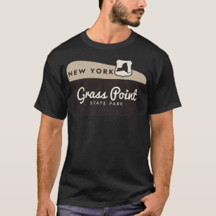 T-shirt Grass Point State Park New York Affiche de bienven
