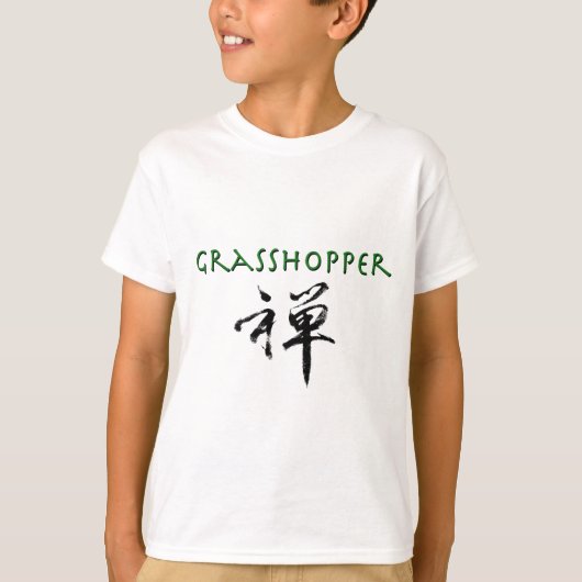 T-shirt Grasshopper avec le symbole "Zen" (Devant)