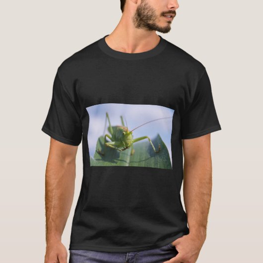 T-shirt Grasshopper Nature Graphic (Devant)