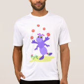 T-shirt Grasshopper violet Jongler amusant Créature (Devant)