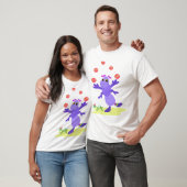 T-shirt Grasshopper violet Jongler amusant Créature (Unisexe)