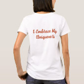 T-shirt Grateful for Me Fall Leaves Graphisme (Dos)