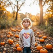 T-Shirt Grateful Heart Watercolor Calligraphy kids