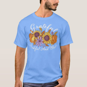 T-shirt Grateful Merci Blessé vacances Joyeux Thanksgi