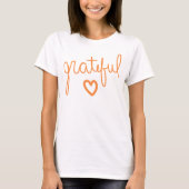 T-shirt Grateful Script Letting (Devant)