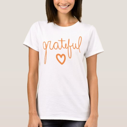 T-shirt Grateful Script Letting (Devant)