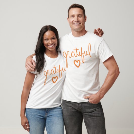 T-shirt Grateful Script Letting (Unisexe)