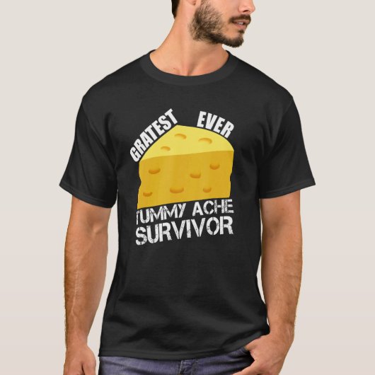 T-shirt Gratest Ever Tummy Ache Survivor IBS Stomachache (Devant)