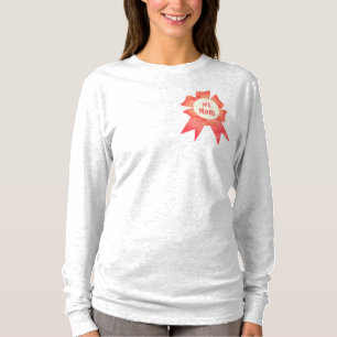 T-shirt Gratitude Numéro Une maman lauréat du prix ruban