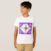 T-shirt "Gratitude Peace Love Unite" Mandala Art Imprimer (Devant entier)