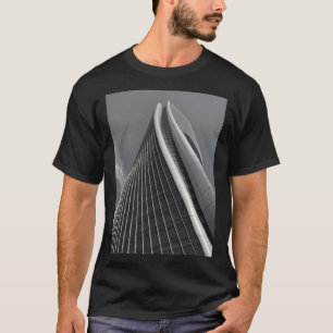 T-shirt Gratte-ciel architectural Zaha bâtiment urbain bur
