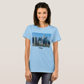 T-shirt gratte-ciel de Chicago (Devant entier)
