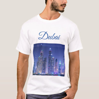 T-shirt gratte-ciel moderne de Dubaï Corniche