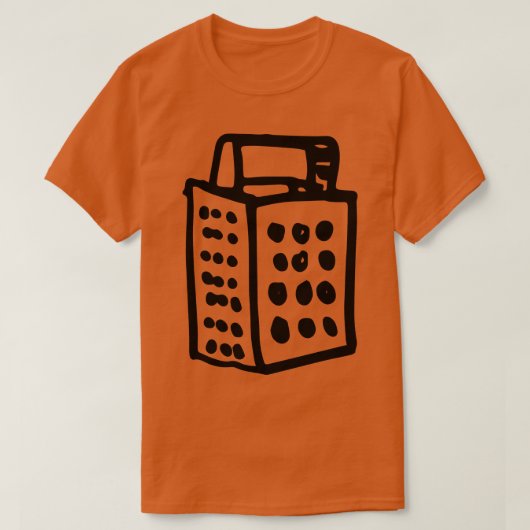 T-shirt Gratte de fromage rétro (Design devant)