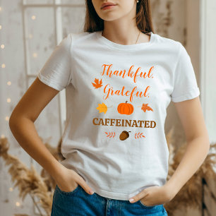 T-shirt Gratuit Caféiné - Vibes d'automne