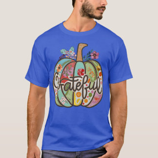 T-shirt Gratuit Citrouille Automne Fleur Pays Hippie Art
