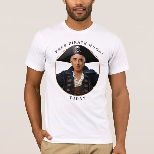 T-shirt Gratuit Hugs De Pirate ! (Devant)
