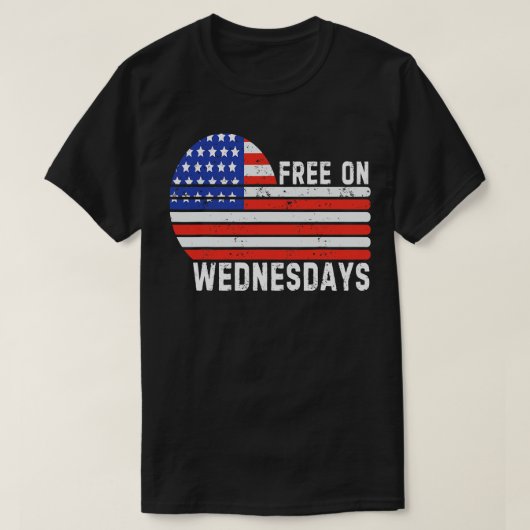 T-shirt Gratuit le mercredi (Design devant)
