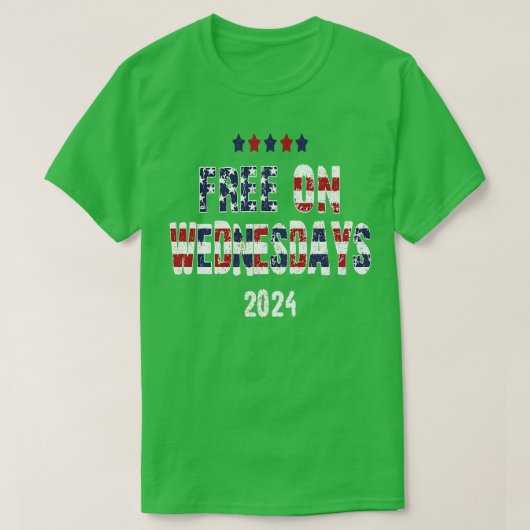 T-shirt Gratuit le mercredi 2 (Design devant)