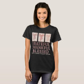 T-shirt Gratuit Merci Blessé Coquette Automne Vibes Que (Devant entier)