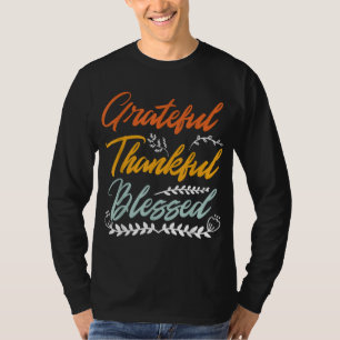 T-shirt Gratuit Remerciement Béni Thanksgiving