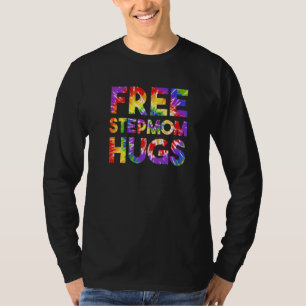 T-shirt Gratuit StepMom Hugs Sortir Gay pride Lgbt Stuff