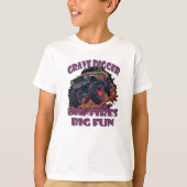 T-shirt Grave Digger, Gros Pneus Gros Camion Monster Amusa (Devant)