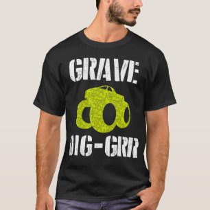 T-shirt Grave DIGGRR Monster Truck Racing Motocross Cadeau