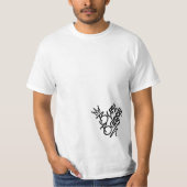 T-shirt Graver Babylon Graffiti Style de balise Reggae (Devant)