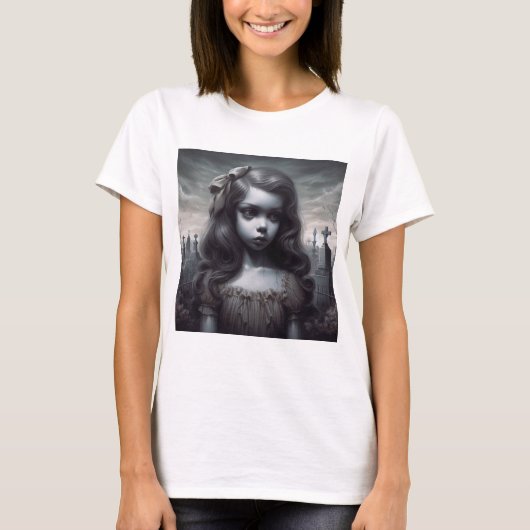 T-shirt Graveyard Girl (Devant)