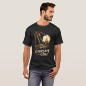 T-shirt Graveyard Glow - Skeleton Halloween (Devant entier)
