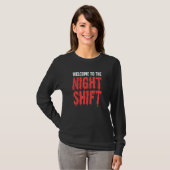 T-shirt Graveyard Shift Retard Night Shift Worker 2 (Devant entier)