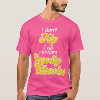 T-shirt Gravité Drôle Est Un Mythe Chemise Escalade Random