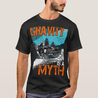 T-shirt Gravitie est un mythe Downhill tenue VTT