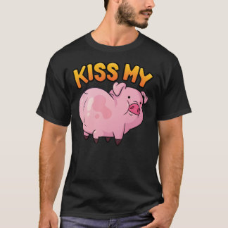 T-shirt Gravity Falls - Remonte l'autocollant de porc