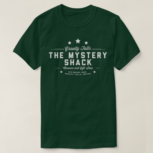 T-shirt Gravity Falls The Mystery Shack (Design devant)