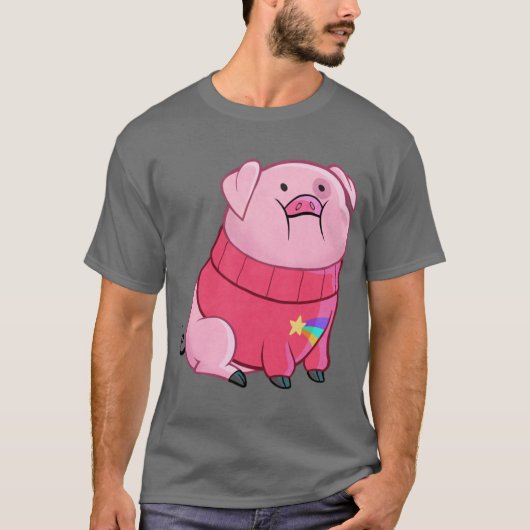 T-shirt Gravity Falls Waddles (Devant)