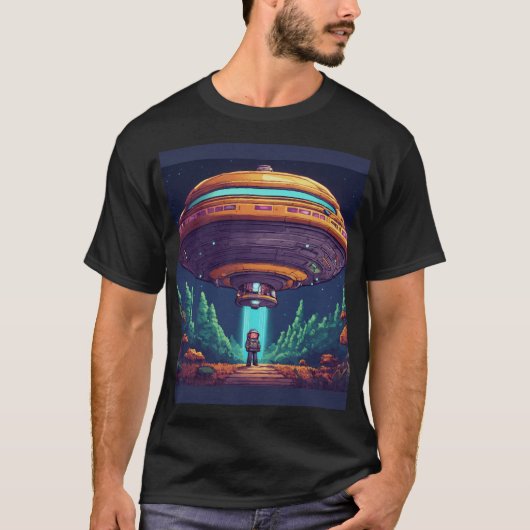 T-shirt Gravity Navigator : Spacecraft Adventure Tee" (Devant)
